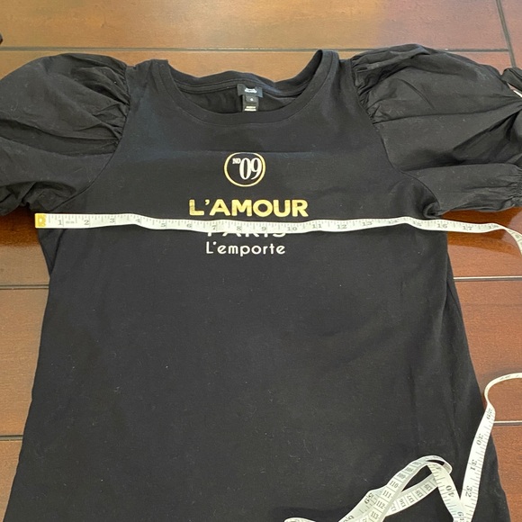 "River Island Size 2 Black Graphic Tee - Made in Portugal" - Picture 8 of 9